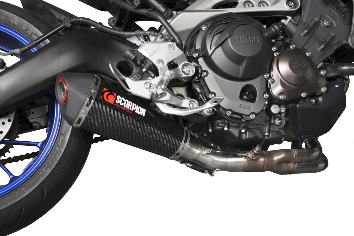 Yamaha MT-09 (2013-2020) / MT-09 SP (2018-2020) 2013-2020 Serket Taper Slip-on Carbon Fibre Sleeve - Bild 3