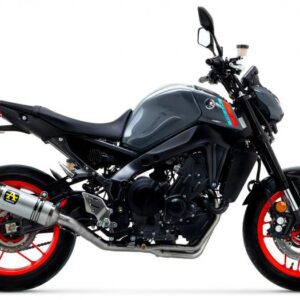 YAMAHA MT-09 21 HOMOLOGATED ALUMINUM THUNDER SILENCER LOW VERSION WITH CARBONENDCAP