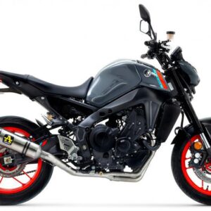 YAMAHA MT-09 21 HOMOLOGATED TITANIUM THUNDER SILENCER LOW VERSION WITH CARBONENDCAP