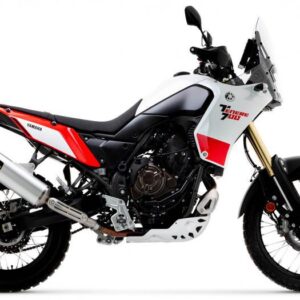 YAMAHA TENERE 700 19 HOMOLOGATED INDY RACE ALU. EXHAUST WITH WELDED LINKPIPE AND CARBY ENDCAP FOR ORIGINAL COLLECTORS