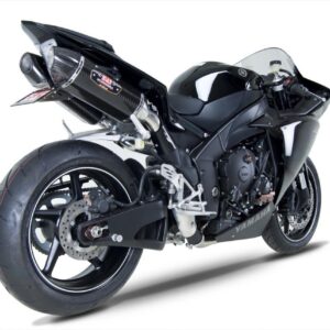 YAMAHA YZF-R1 09-14 R-77 Stainless Slip-On Exhaust, w/ Carbon Fiber Mufflers