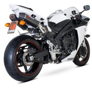 Yamaha YZF-R1 2009-2014 Serket Parallel Slip-on (Pair) Carbon Fibre Sleeve