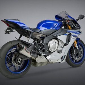 YAMAHA YZF-R1/M/S 15-21 ALPHA T Slip-On Titanium Exhaust, w/ Titanium Muffler