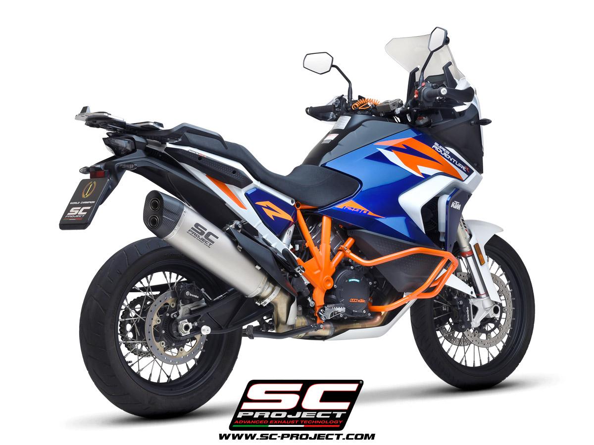 Adventure titanium exhaust, matt black - 1290 SUPER ADVENTURE - S - R (2021 - 2024)