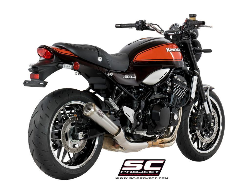 Conico 70s stainless steel exhaust, matt black - Z900 RS (2021 - 2024)