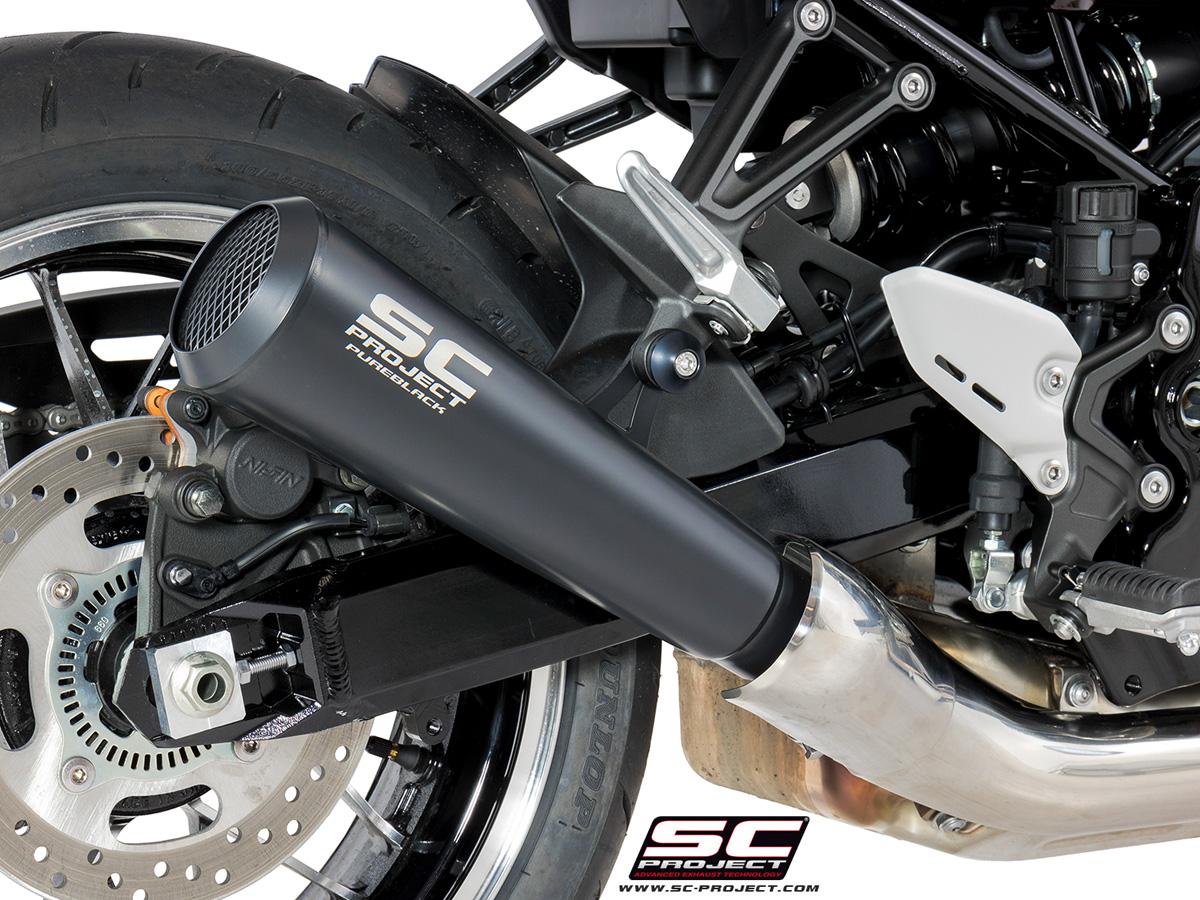 Conico 70s stainless steel exhaust, matt black - Z900 RS (2021 - 2024) - Bild 3