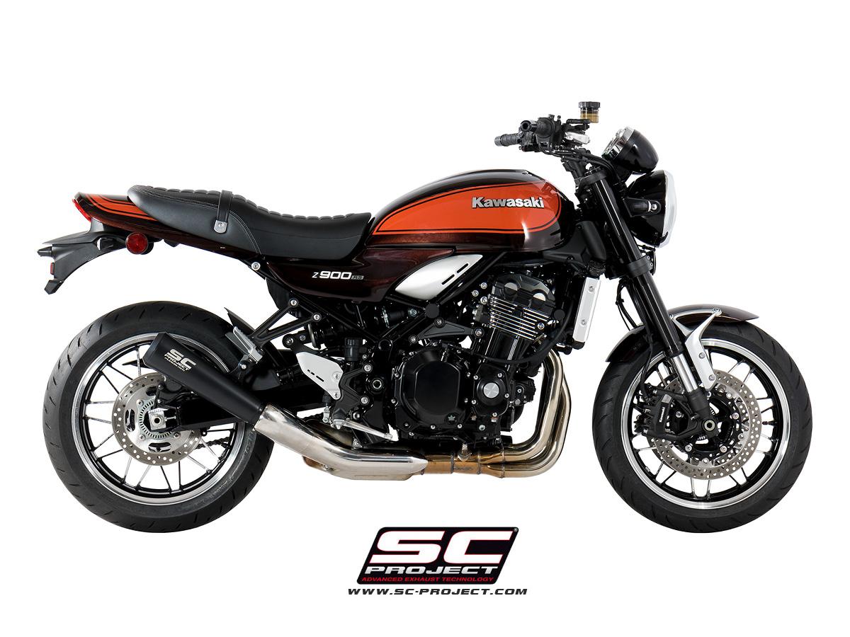 Conico 70s stainless steel exhaust, matt black - Z900 RS (2021 - 2024) - Bild 4