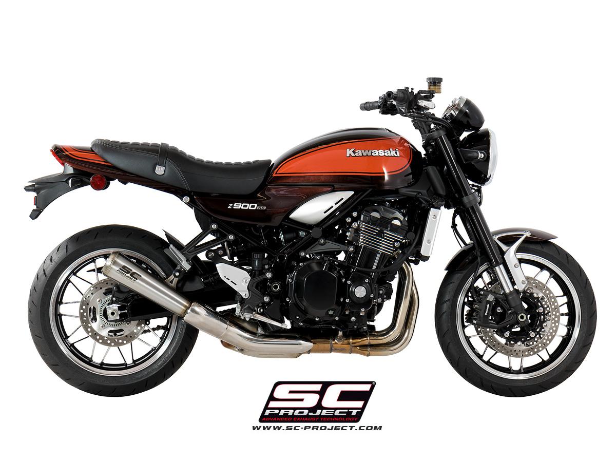 Conico 70s stainless steel exhaust, matt black - Z900 RS (2021 - 2024) - Bild 8