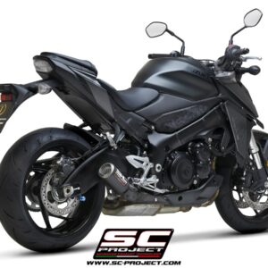 CR-T carbon exhaust, with stoneguard grid - GSX-S950 (2021 - 2023)