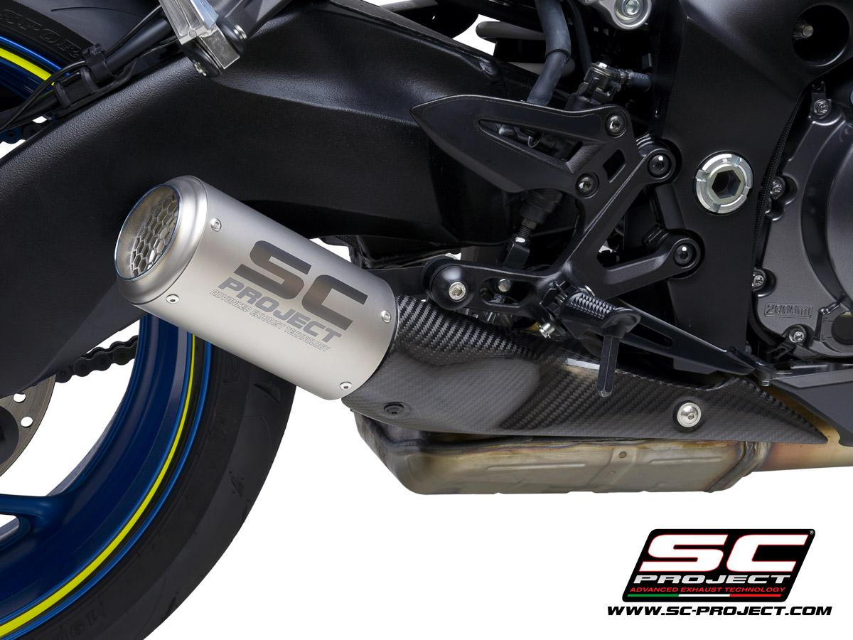 CR-T carbon exhaust, with stoneguard grid - GSX-S1000 (2021 - 2025) - Bild 2