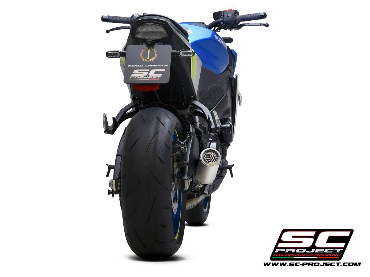 CR-T carbon exhaust, with stoneguard grid - GSX-S1000 (2021 - 2025) - Bild 4