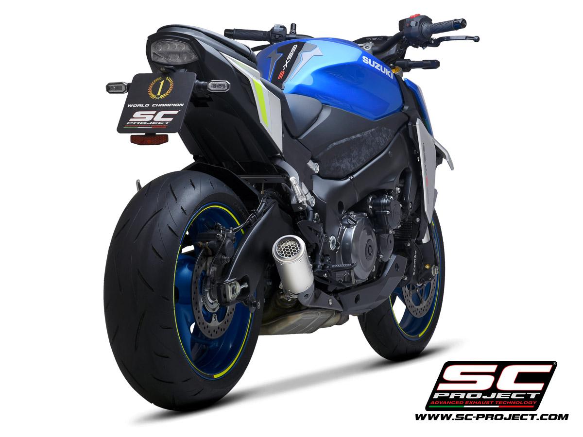 CR-T carbon exhaust, with stoneguard grid - GSX-S1000 (2021 - 2025) - Bild 5