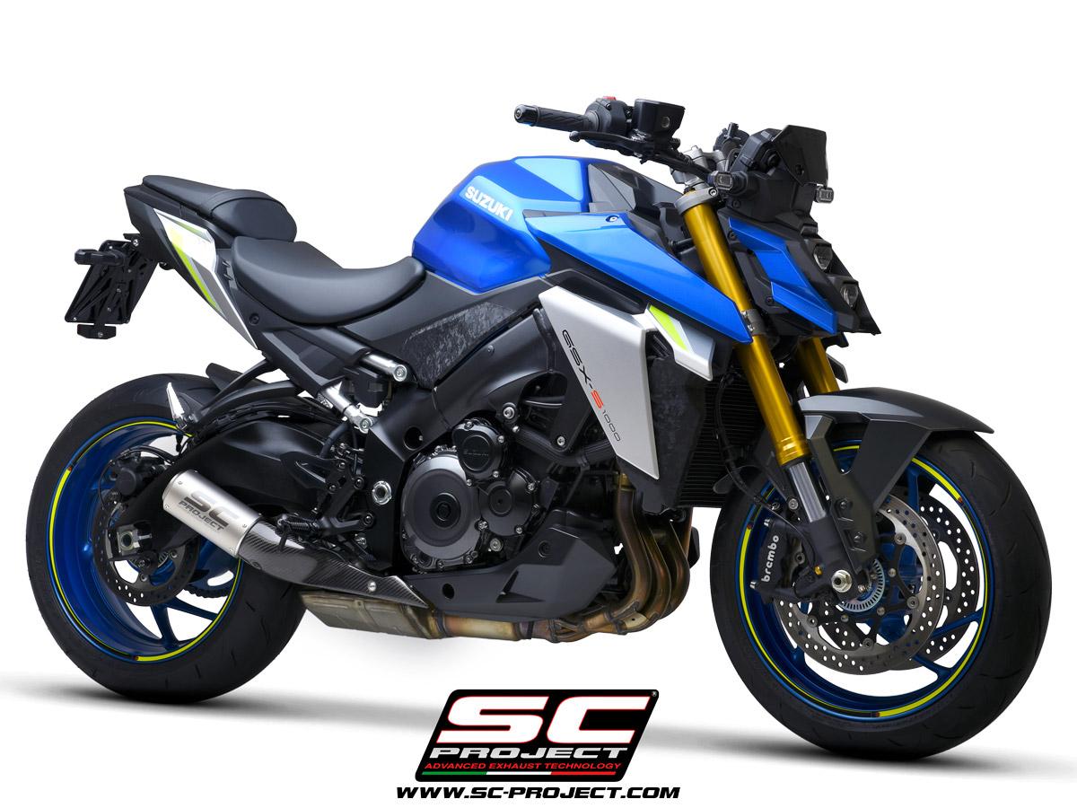 CR-T carbon exhaust, with stoneguard grid - GSX-S1000 (2021 - 2025) - Bild 7