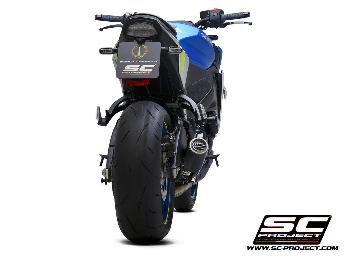 CR-T carbon exhaust, with stoneguard grid - GSX-S1000 (2021 - 2025) - Bild 10
