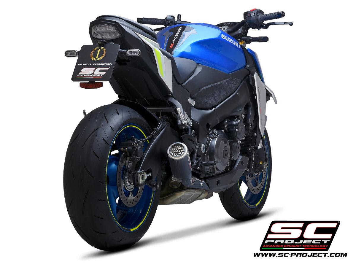 CR-T carbon exhaust, with stoneguard grid - GSX-S1000 (2021 - 2025) - Bild 11