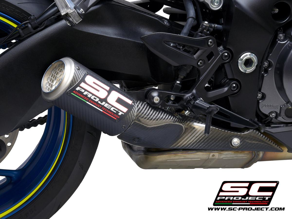 CR-T carbon exhaust, with stoneguard grid - GSX-S1000 (2021 - 2025) - Bild 12