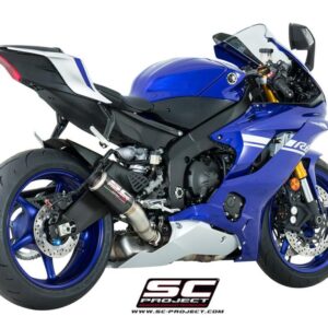 CR-T carbon exhaust, high mount - YZF R6 Race (2021 - 2025)