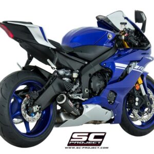 CR-T carbon exhaust, low mount - YZF R6 Race (2021 - 2025)