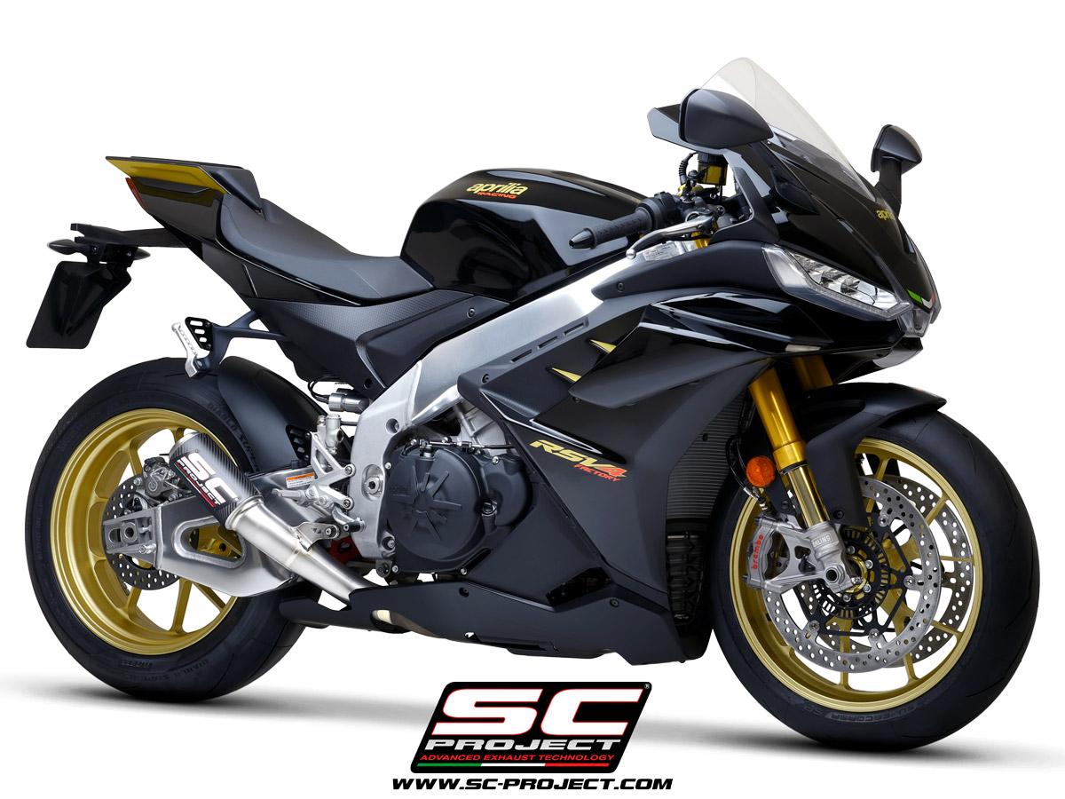 CR-T titanium exhaust, with stoneguard grid - TUONO V4 (2021 - 2024) - FACTORY - Bild 3