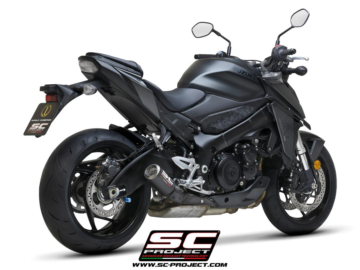 CR-T titanium exhaust, with stoneguard grid - GSX-S950 (2021 - 2023)