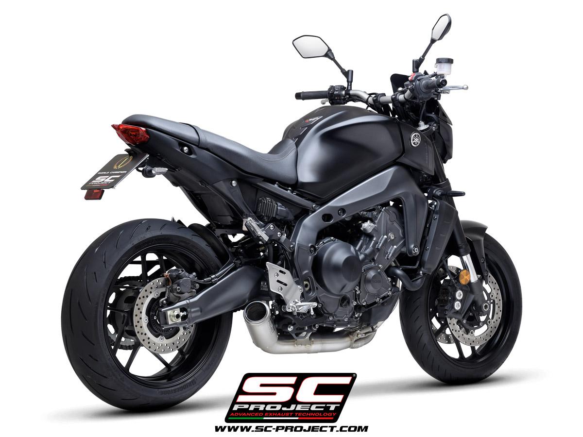 3-1 Stainless steel full exhaust system, with CR-T titanium exhaust - MT-09 (2021 - 2023)