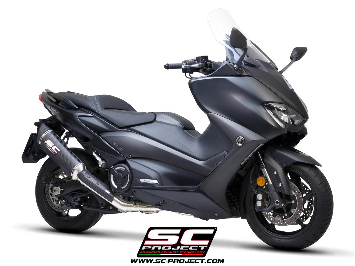 2-1 Stainless steel full exhaust system, with SC1-R carbon exhaust - TMAX 560 (2020 - 2021) - Bild 8