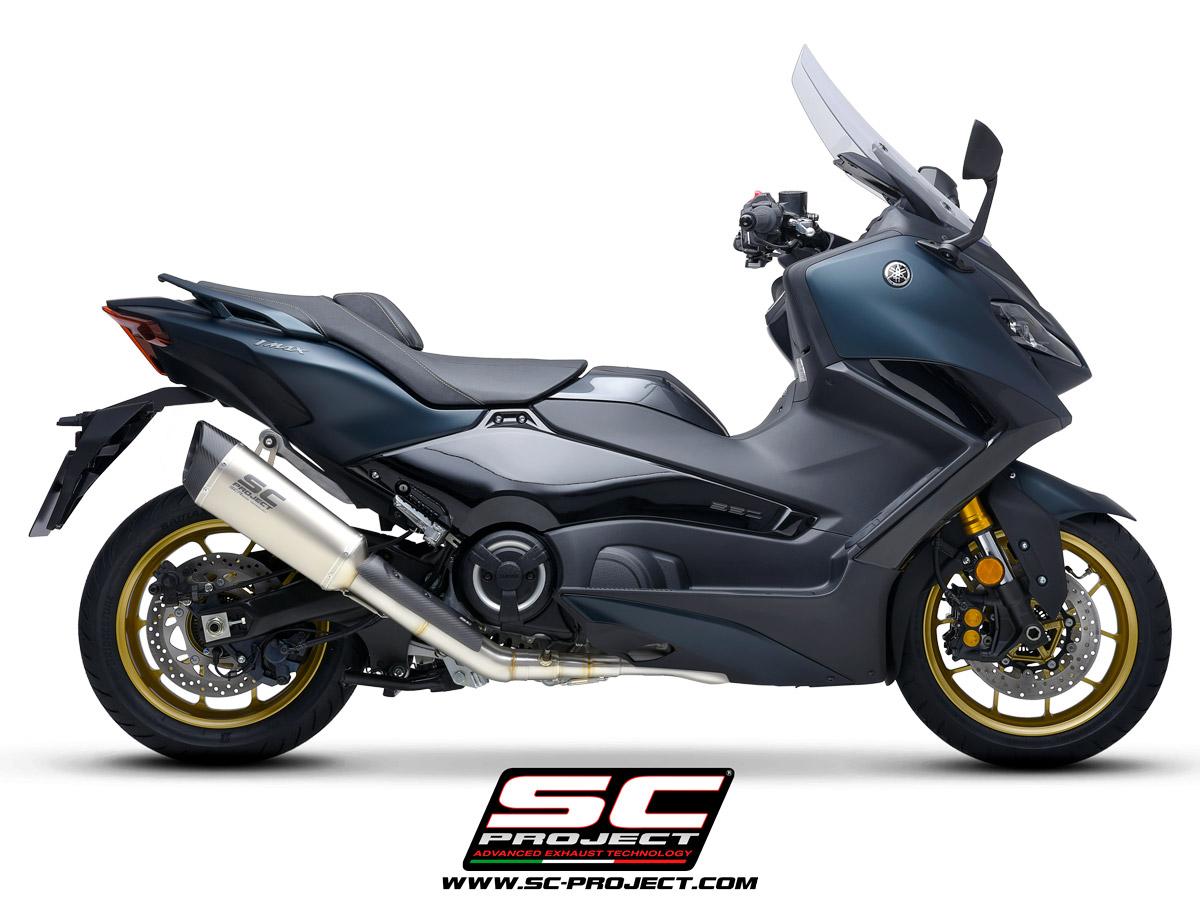 Full Exhaust System 2-1, stainless Steel, with SC1-R Muffler, Titanium - RACING - Bild 9