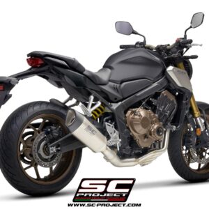 4-1 Stainless steel full exhaust system, with SC1-R carbon exhaust - CB650R (2021 - 2023)