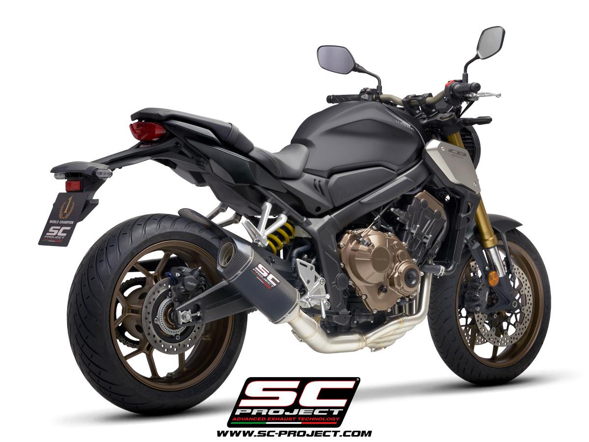 4-1 Stainless steel full exhaust system, with SC1-S carbon exhaust - CB650R (2021 - 2023)