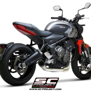 3-1 Stainless steel full exhaust system, with S1 titanium exhaust - TRIDENT 660 (2021 - 2024)