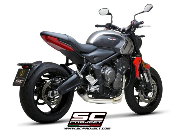 3-1 Stainless steel full exhaust system, with S1 titanium exhaust - TRIDENT 660 (2021 - 2024)