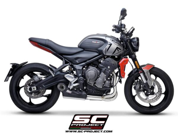 3-1 Stainless steel full exhaust system, matt black, with STR-1 exhaust - TRIDENT 660 (2021 - 2024) - Bild 2