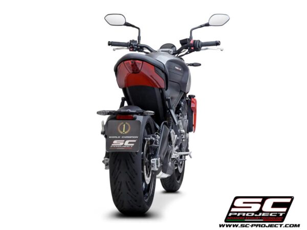 3-1 Stainless steel full exhaust system, matt black, with STR-1 exhaust - TRIDENT 660 (2021 - 2024) - Bild 3