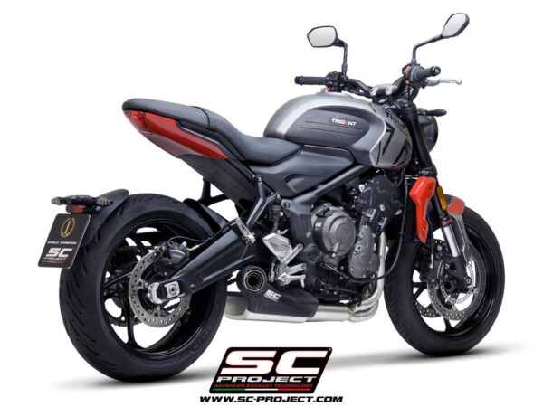 3-1 Stainless steel full exhaust system, matt black, with STR-1 exhaust - TRIDENT 660 (2021 - 2024) - Bild 5