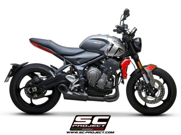 3-1 Stainless steel full exhaust system, matt black, with STR-1 exhaust - TRIDENT 660 (2021 - 2024) - Bild 7
