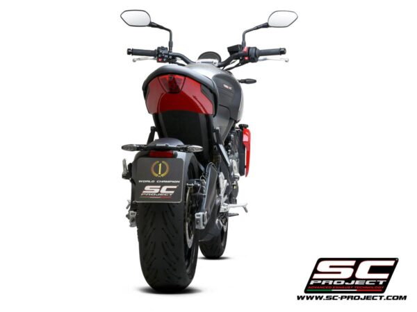 3-1 Stainless steel full exhaust system, matt black, with STR-1 exhaust - TRIDENT 660 (2021 - 2024) - Bild 8