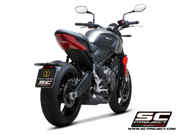 3-1 Stainless steel full exhaust system, matt black, with STR-1 exhaust - TRIDENT 660 (2021 - 2024) - Bild 9